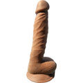 Hott Products Skinsations Latin Lover Series Papasito Dildo with Suction Cup, Tan, 8 Inch, 0.75 Pound