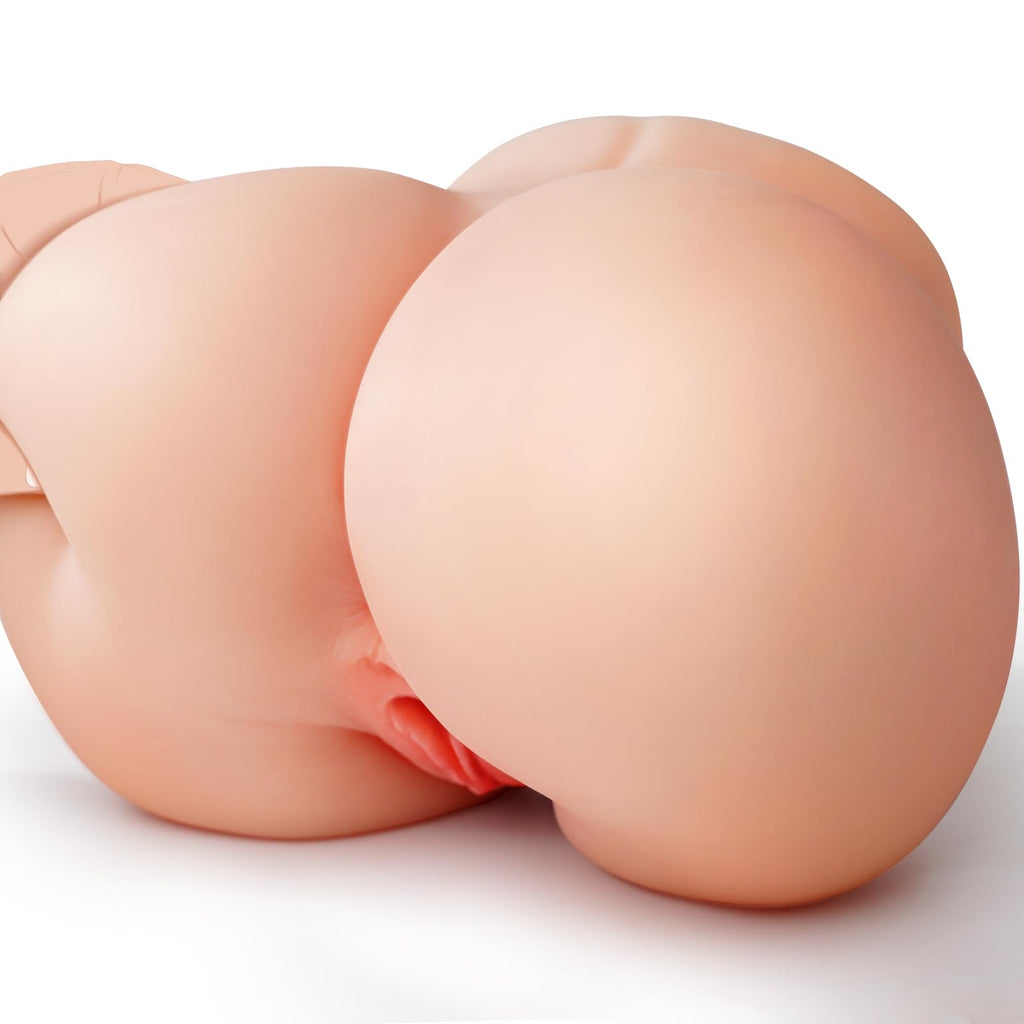 Big Shocked 9.9Lb Sex Doll Busty Ass Butt, Life-Sized Pussy Ass Realistic Male Masturbator Stroker with Tight Vagina & Anal 3D C