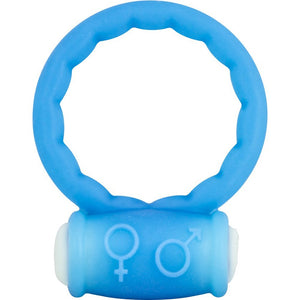 (WD) (BULK) TOGETHER VIBRATING SILICONE COCKRING