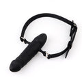 Penis Gag Silicone Dildo Gag Chastity Realistic Dildos Adjustable Belt BDSM Bondage Sex Toy
