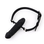 Penis Gag Silicone Dildo Gag Chastity Realistic Dildos Adjustable Belt BDSM Bondage Sex Toy