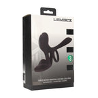 LEVELZ Triple Motor Vibr Sili C-Ring Blk