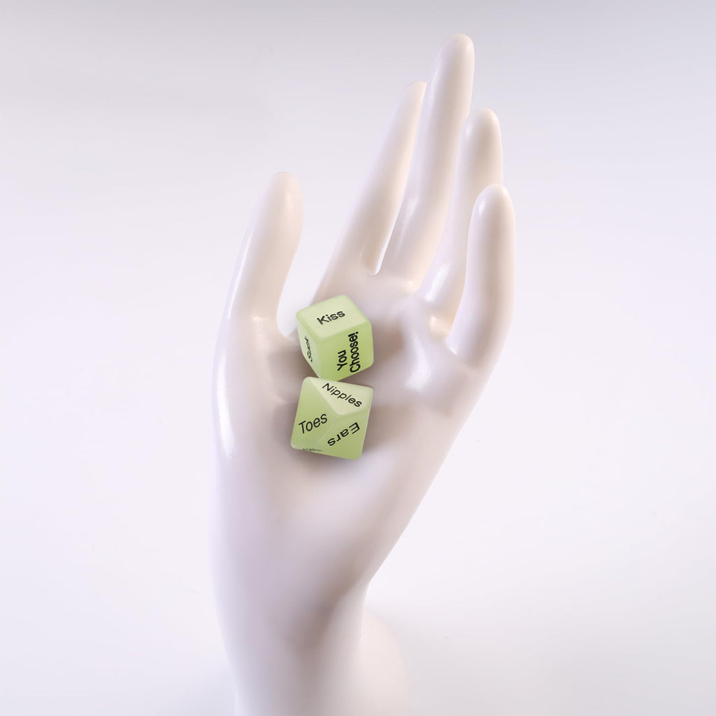 Naughty Sex Dice Set for Adults Couple Funny Glow in The Dark Love Dice for Anniversary Valentines Couple Game Choices,60 Ways t