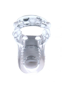 Evolved Novelties Boss Cock'S Vibrating Ring Collar Clear
