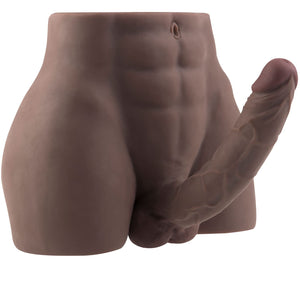 17.0lb Life Size Male Sex Doll with Flexible Dildo Realistic Sex Huge Cock, Torso Men Sex Dolls for Women Tight Anal Hole 8.5 in