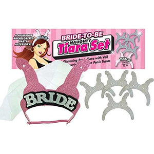 Bride-To-Be Naughty Bridal Tiara Set