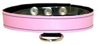 Sportsheets Blush Vinyl Bondage Collar, Pink