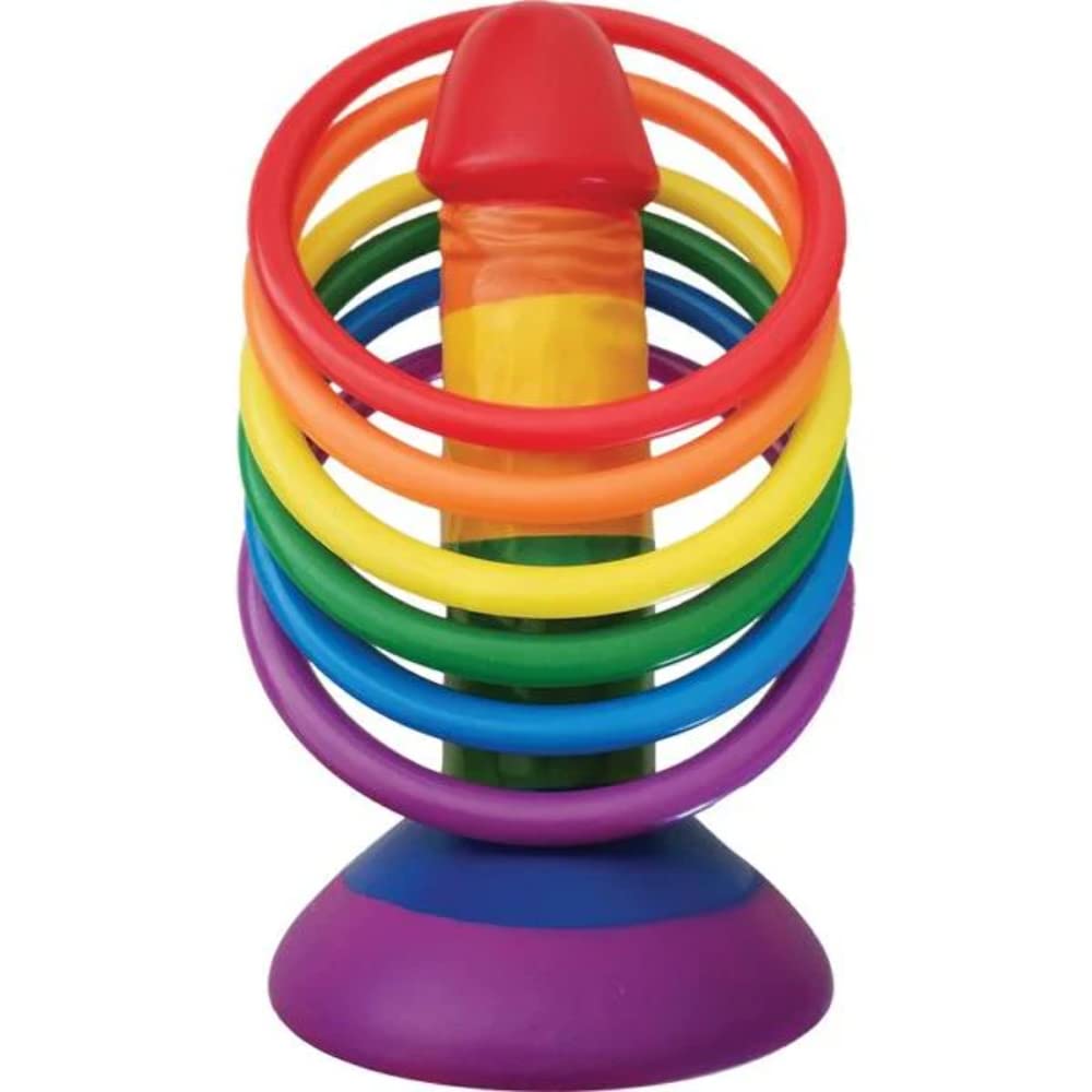 Hott Products Unlimited 70013: Rainbow Pecker Party Ring Toss