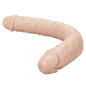 11.8 * 1.37 Inches Double Dildo Crystal Jelly Realistic Anal Long Dildo Penis Soft and Flexible with Veins and Glans Adult Sex T