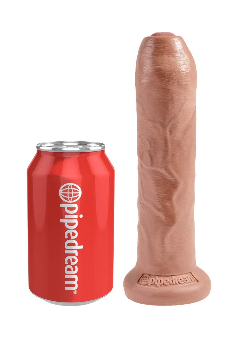 Pipedream Products King Cock 7'' Uncut Cock, Tan, 12.1 Lb