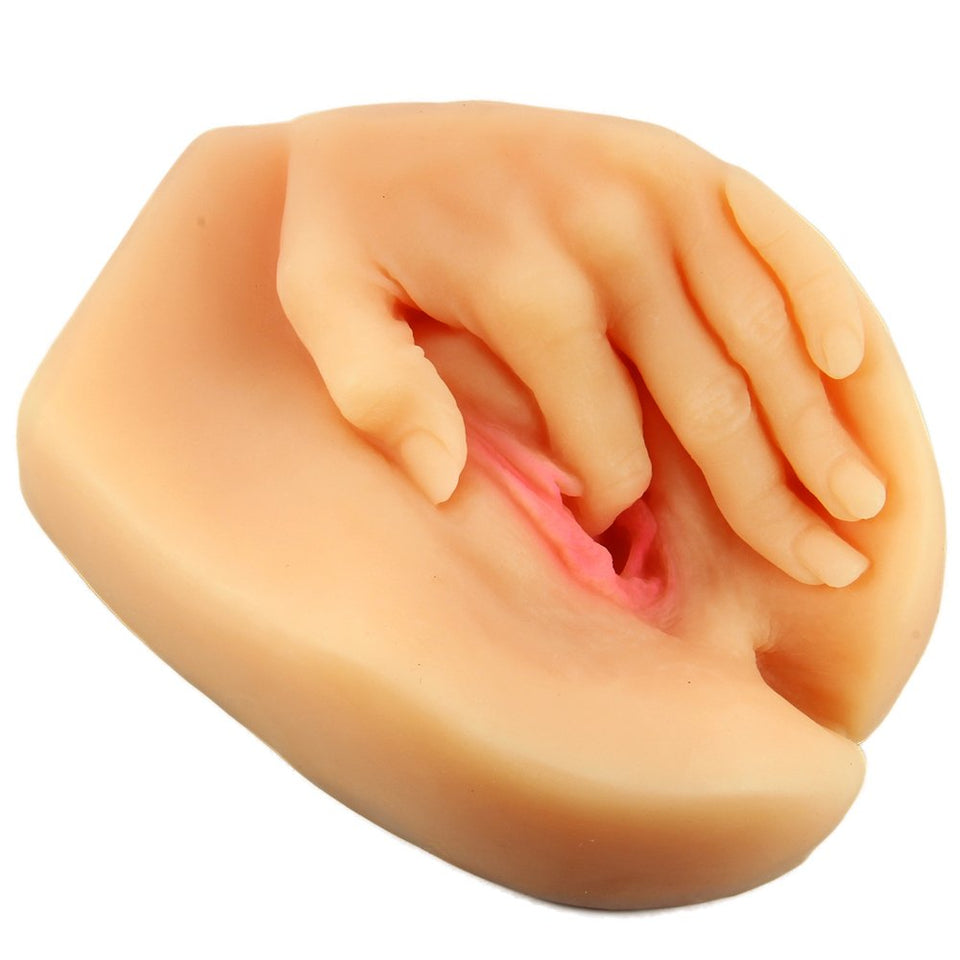 Blush X5 Men Spread Me - Vibrating Realistic Pussy Anal Male Stroker Masturbator - 2.4 Pounds - Handcrafted Soft X5 Plus - Ribbed And Tight For Extreme Pleasure - Soft Lifelike Sex Toy For Men