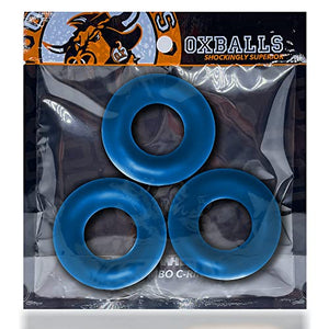 Oxballs Fat Willy 3Pk Jumbo Cockrings Bl
