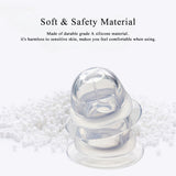1 Pair Nipple Suckers for Pressure, Nipple Toys for Women, Soft Silicone Nipple Corrector Nipple Sucker Suction Breast Stimulato