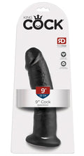 Pipedream King Cock Dildo, Black, 9 Inch