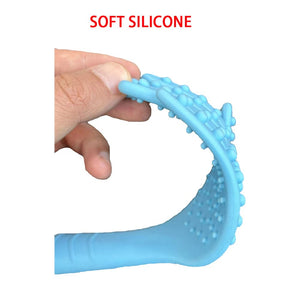 Spanking Paddle for Sex Adult Play,Rubber Palm Shaped Slapper Sex Paddle,Bumps Flexible Flirt Toy for SM Bondage Game,Lightweigh