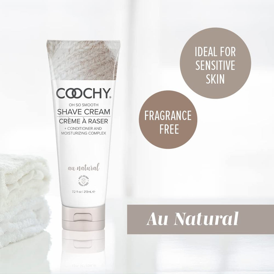 Coochy Shave Cream Au Natural 7.2Oz