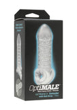Doc Johnson Optimale - Ultraskyn Extender With Ball Strap - Thin, Frost