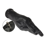 Realistic Hand Dildo with Electric Drill Adapter Black Forearm Dildo Anal Butt Plug Anal & Vaginal Masturbation Adult Sex Toy(M)