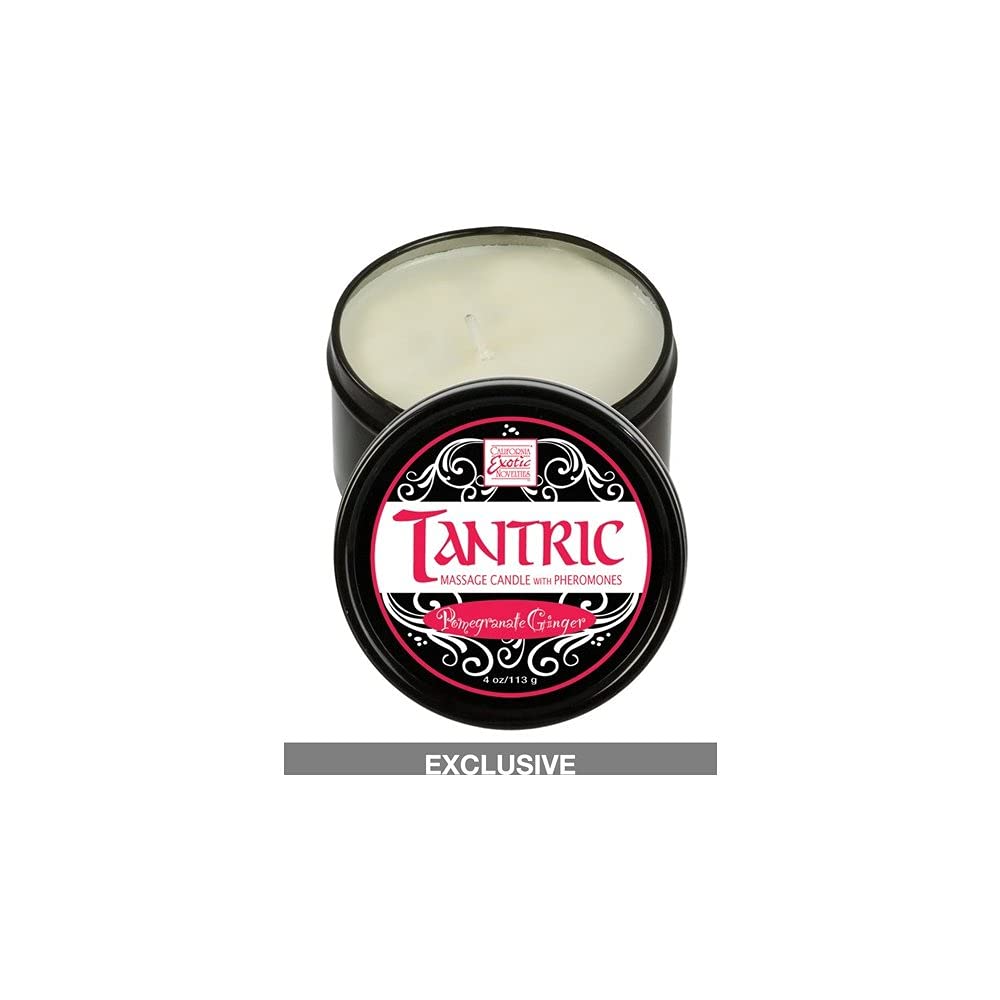 Tantric Soy Candle with Pheromones, Green Tea, 1 Ounce
