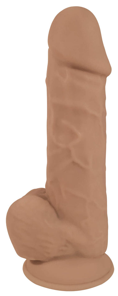 Curve Novelties Fleshstixxx 8In Silicone Dildo Wballs - Latte