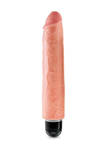 King Cock 10In Vibrating Stiffy Flesh