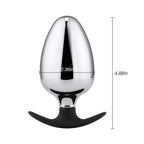 Romi Large Massive Metal Anal Plug Personal Massager For Unisex Provide A Full Feeling Designed For Experienced Or Intermediate Players (Small)