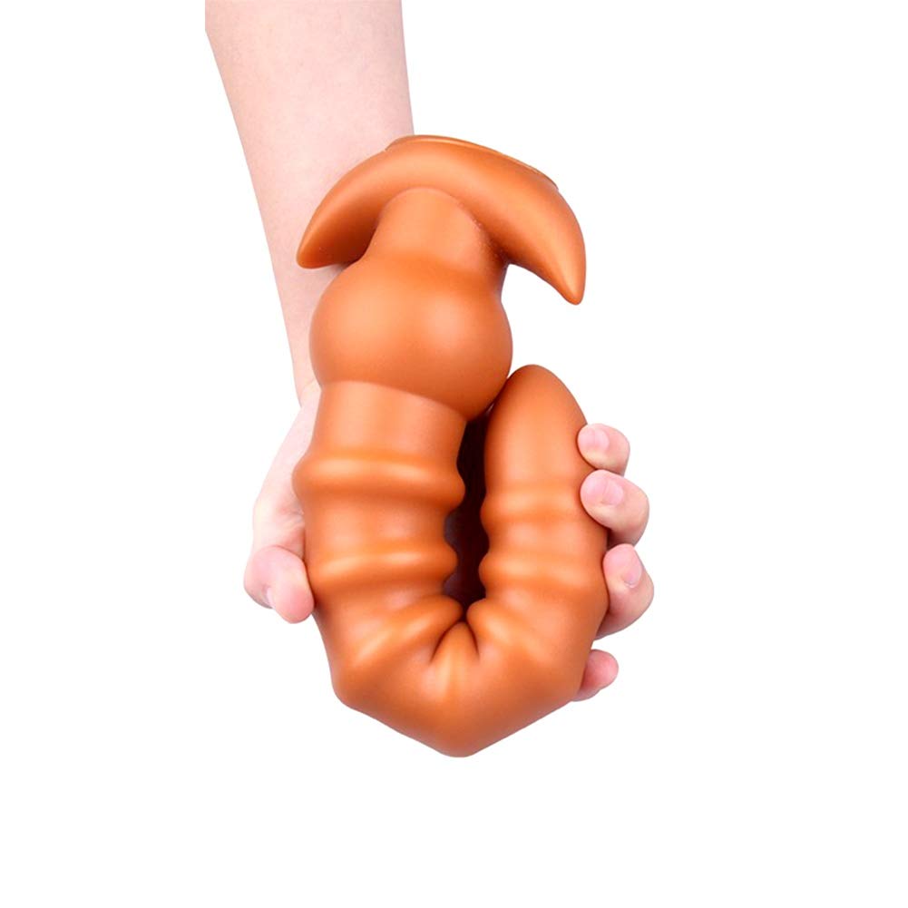 Super Long Anal Beads, Liquid Silicone Thread Anal Plugs G-spot Dildo Vaginal Stimulation Prostate Massage for Men Women Couple