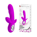 Pretty Love Humphrey Bendable Front & Back Rabbit - Fuchsia
