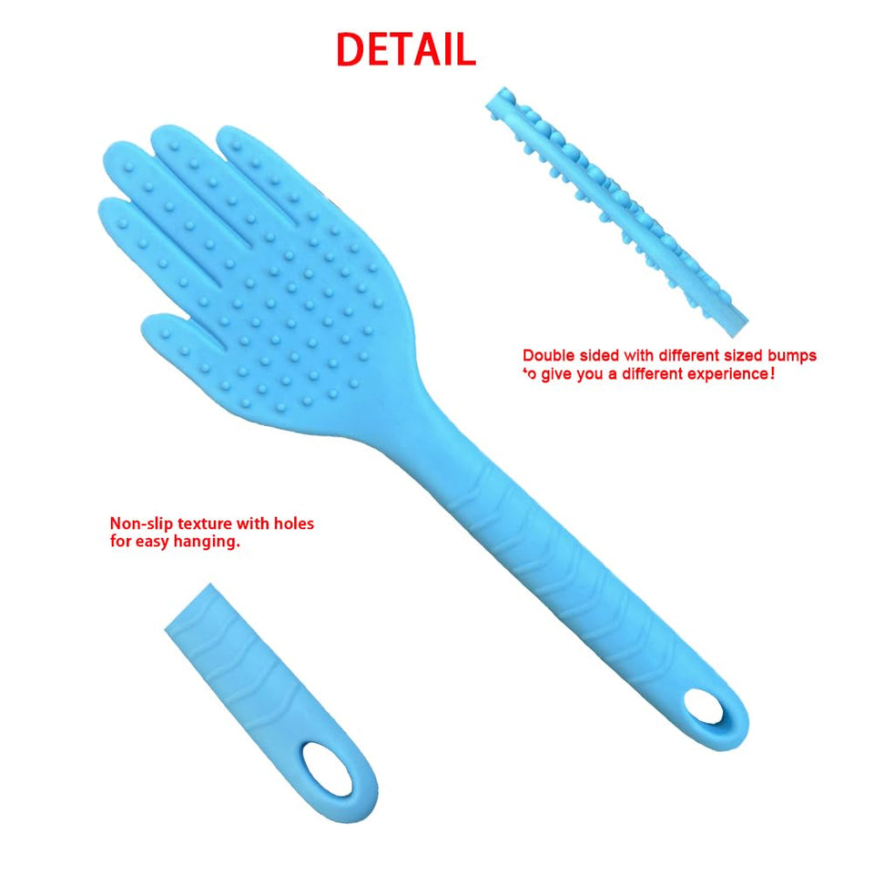 Spanking Paddle for Sex Adult Play,Rubber Palm Shaped Slapper Sex Paddle,Bumps Flexible Flirt Toy for SM Bondage Game,Lightweigh