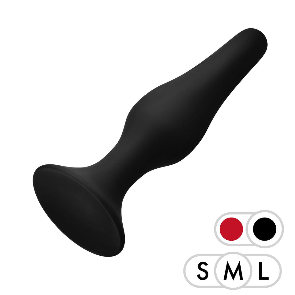 Forto F-11 Medical Grade Silicone Butt Plug with Strong Suction Cup Anal Sex Toy - for More Comfortable Intercourse Anal Toy Pro