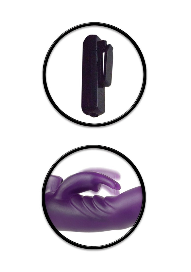 Fetish Fantasy Wonderful Wabbit Hollow Strap-On, Purple