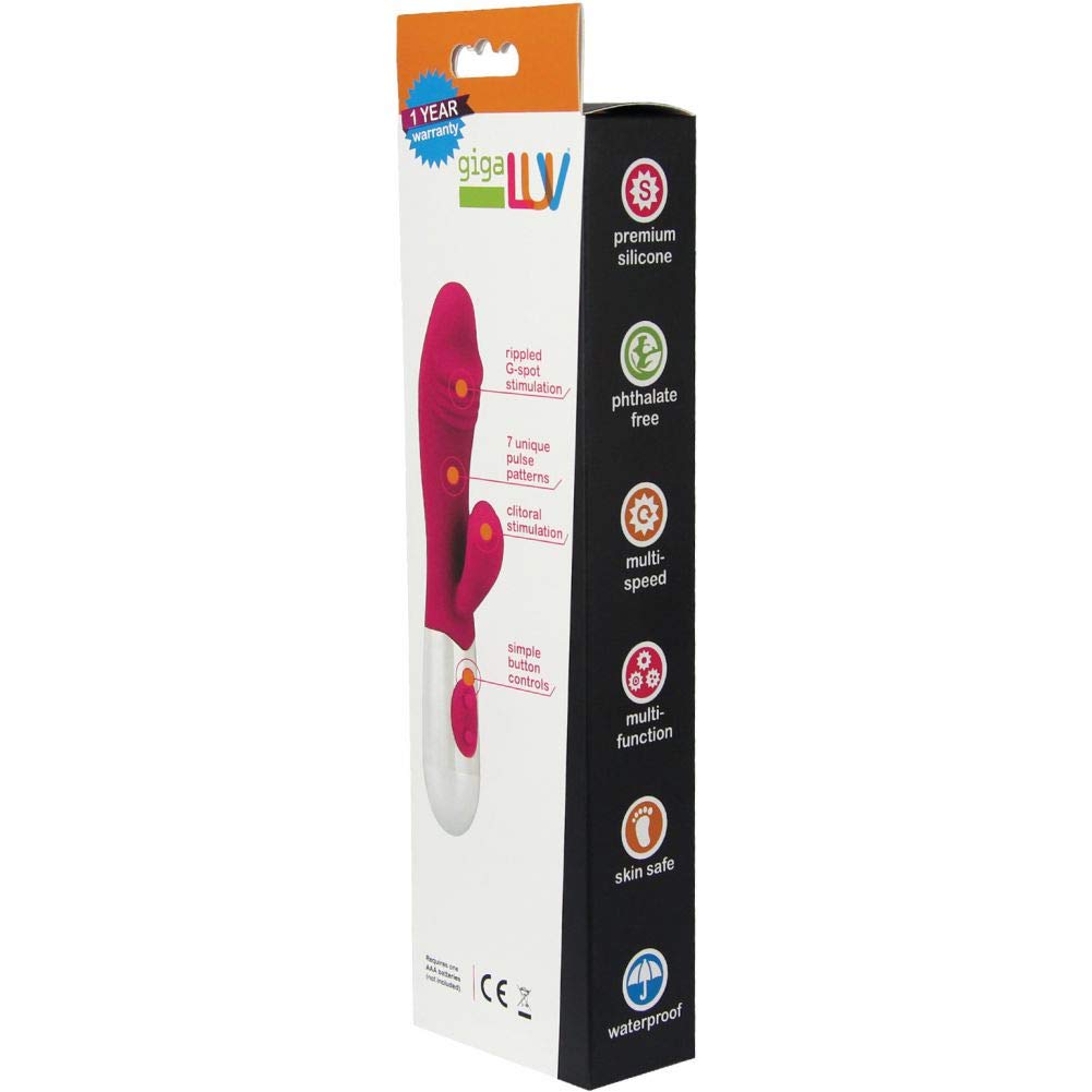 Gigaluv Twin Bliss Buzz - 7 Functions Pink