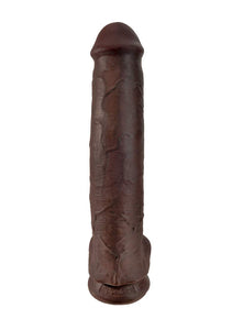 Pipedream Products King Cock 15 Inch Cock With Balls, Brown