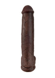 Pipedream Products King Cock 15 Inch Cock With Balls, Brown