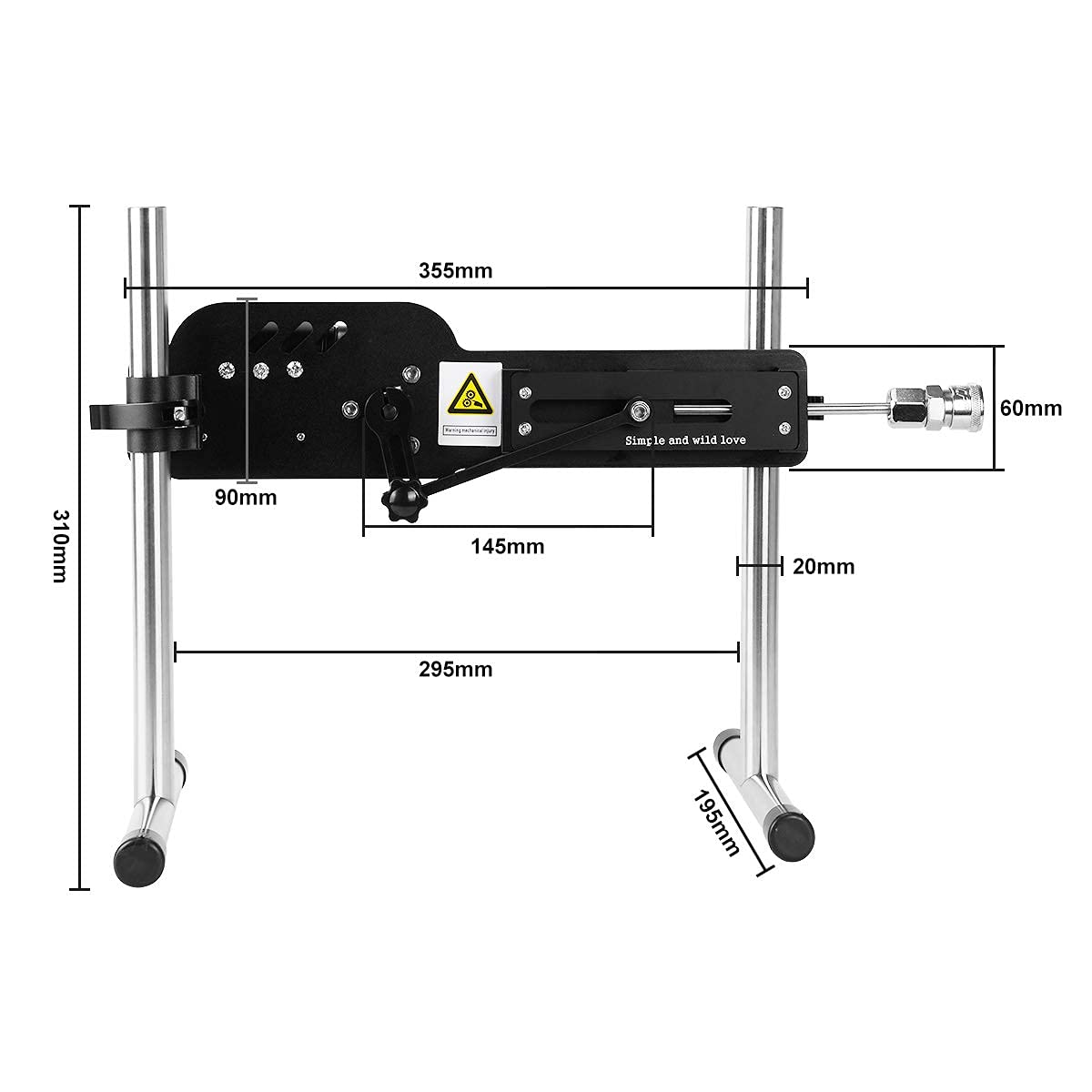 Jessky Premium Sex Machine, Adjustable Love Machine Adult Sex Toys Machine With 6 Attachments For Women And Men