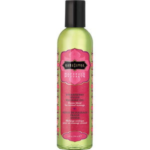 Naturals Massage Oil - Strawberry Divine 8 Fl Oz