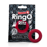 Screaming O Ringo Ritz Mega Stretchy Silicone Cock Ring (Red)