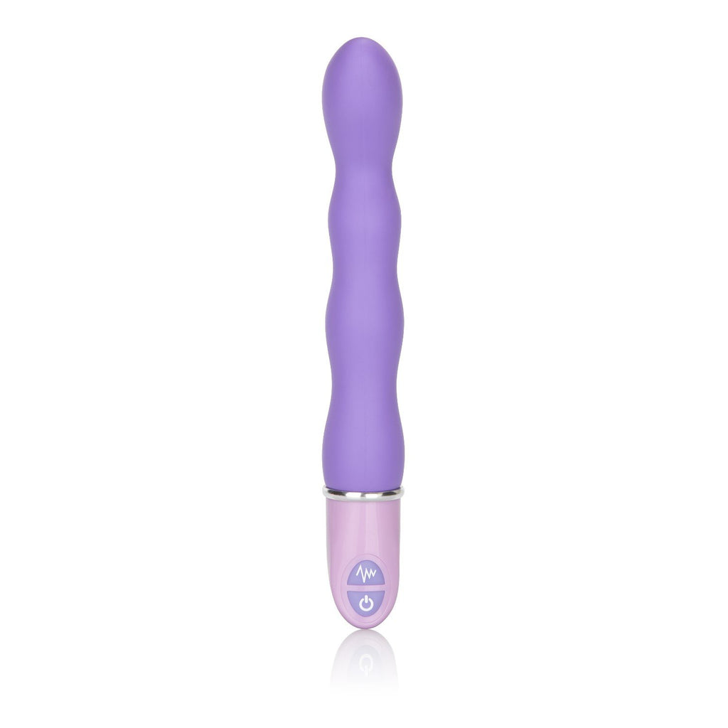 Calexotics Lia 10-Function Waterproof Silicone G Contour Magic Vibe Vibrator Massager - Purple