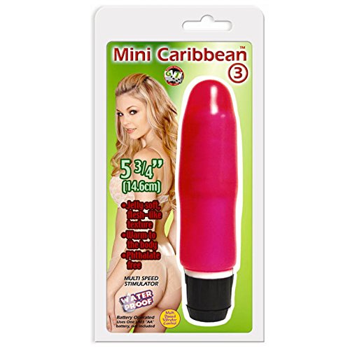 Mini Caribbean Vibrator Number 3 Waterproof 575 Inch Pink