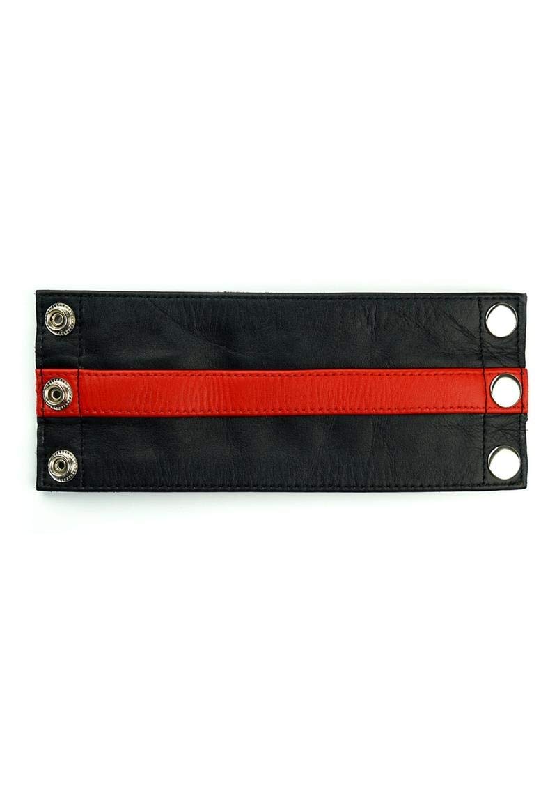 Prowler RED Leather Wrist Wallet Bk/Rd S