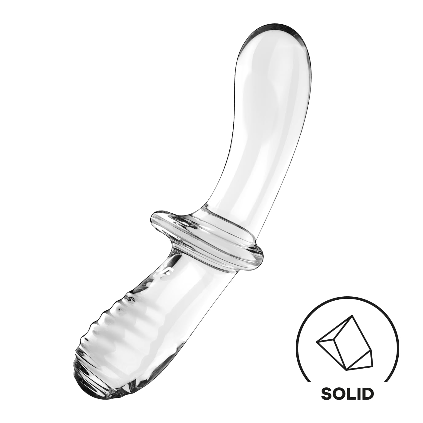 Satisfyer Double Crystal Glass Dildo-Clear
