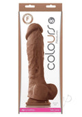 Colours Pleasures 8in Dildo Brown
