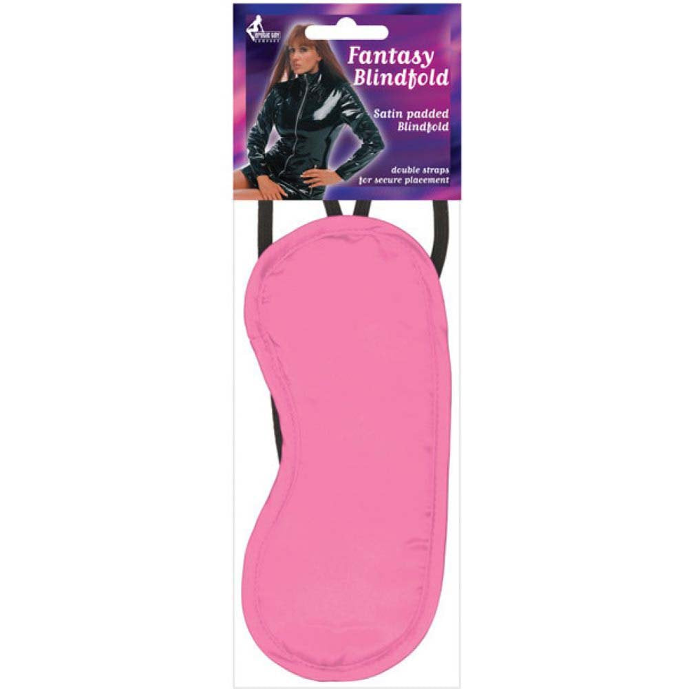 Erotic Toy Company Satin Fantasy Blindfold 2 Strap - Pink