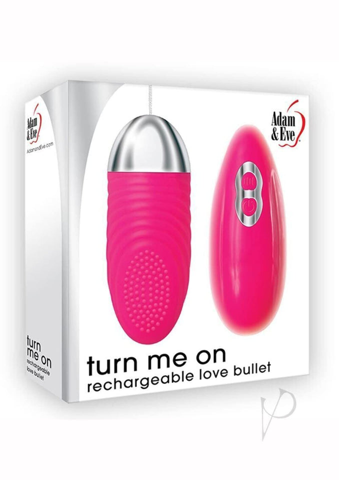 Adam  Eve Turn me On Rechargeable Love Bullet Vibrator