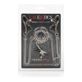 Calexotics Nipple Play Triple Intimate Clamps, Silver