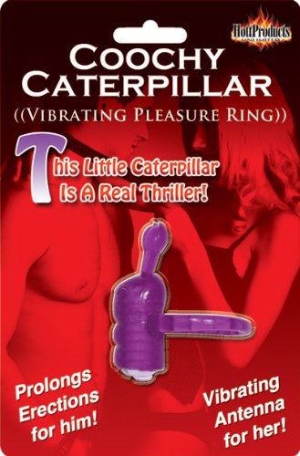 Horny Honey Vibro Ring Coochy Caterpillar - Magenta