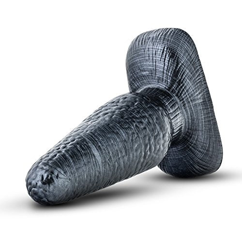 Blush Jet Smooth Anal Plug - Soft Flexible Butt Toy - Tapered For Easy Insertion - Base Anchors Plug Safely Outside The Body - Stay Put Shape For Comfortable Long Term Wear - Sex Toy For Men Women