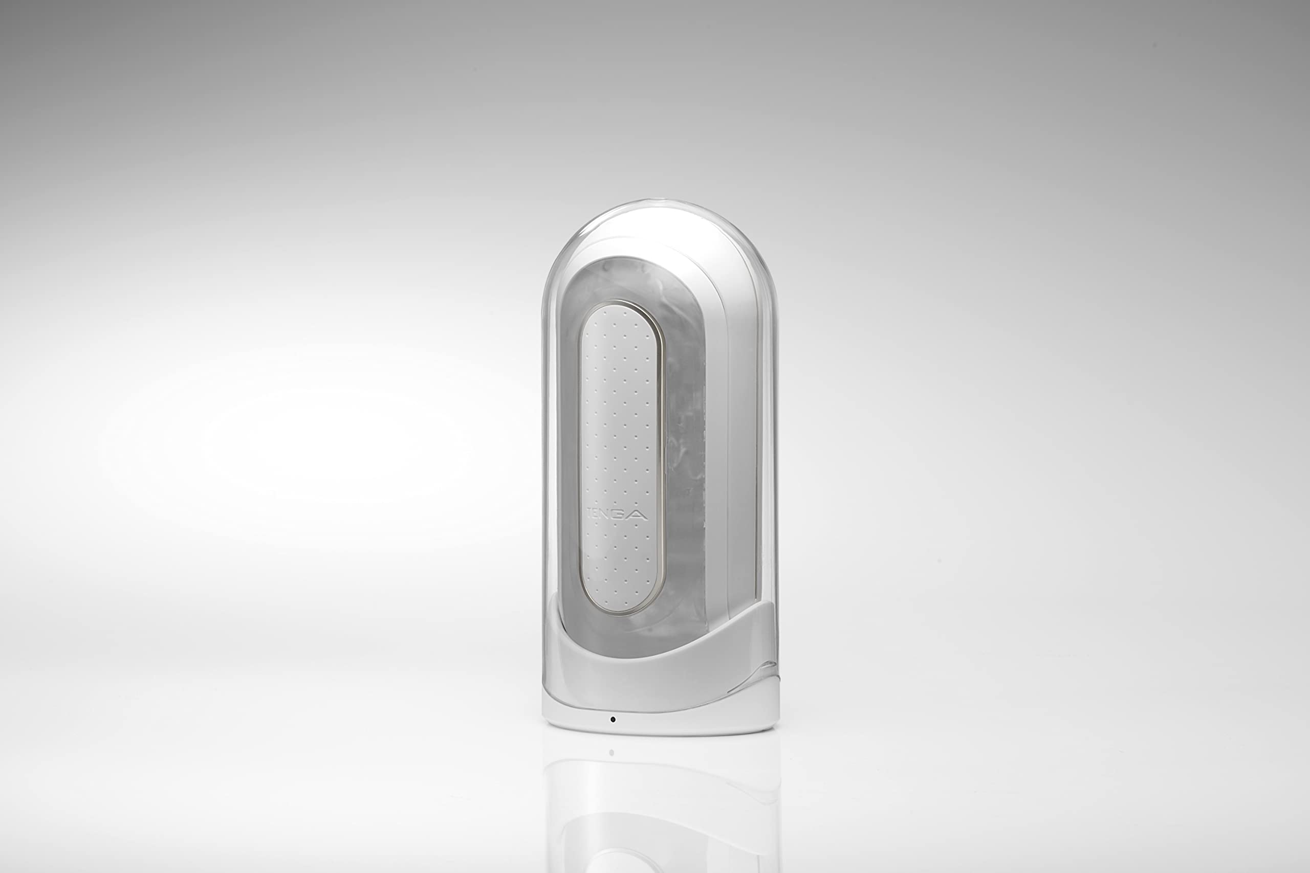 Tenga Flip 0 Electronic Massage Cup For Men Masturbation, Reusable Stimulating Pleasure Device, Male Toy Masturbator, White