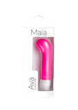 Maia Toys Ava Silicone G Spot Vibe Neon Pink