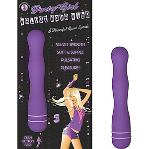 Nasswalk Velvet Wave Vibrator, Purple
